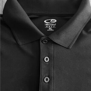 Champion Men's Black Polo Golf Shirt size XL